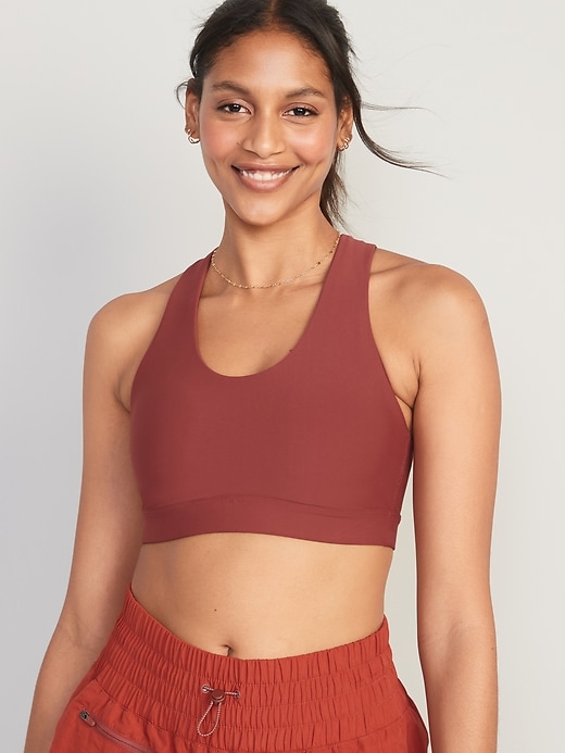 Old Navy Medium Support PowerSoft Strappy Sports Bra for Women. 1