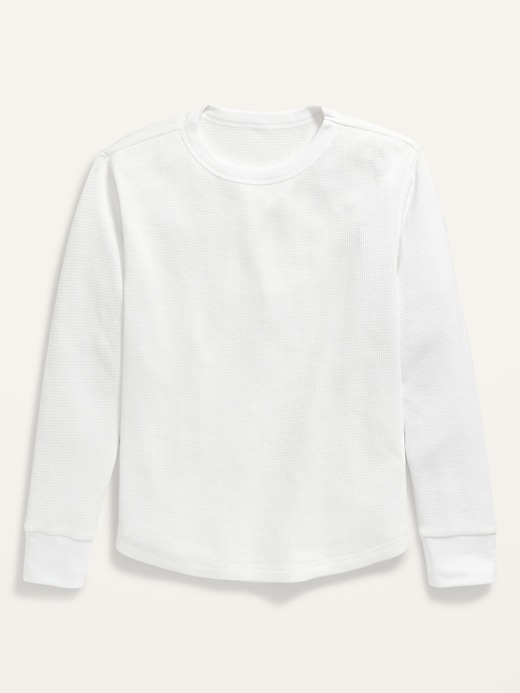View large product image 2 of 2. Long-Sleeve Thermal-Knit T-Shirt For Boys