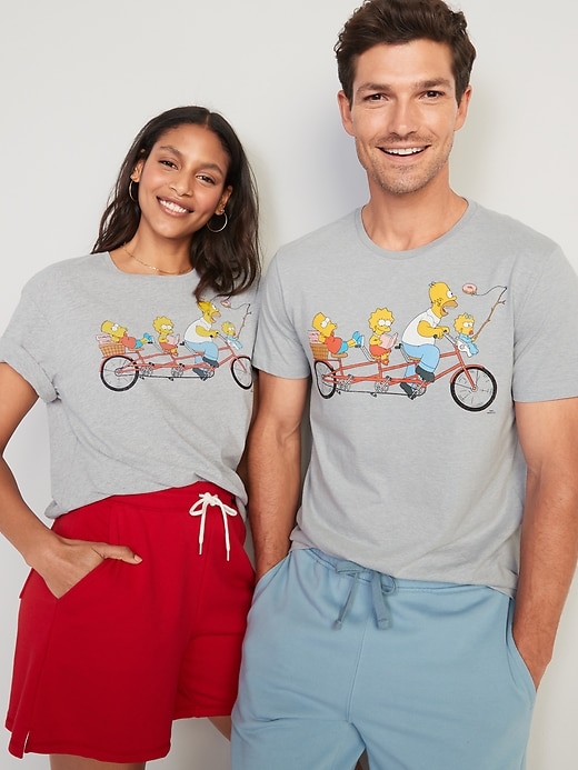 View large product image 2 of 3. The Simpsons™ Gender-Neutral Graphic T-Shirt for Adults
