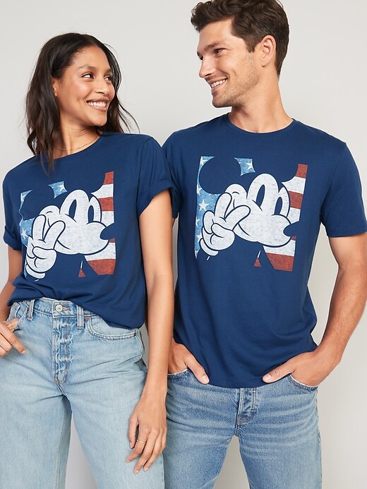 View large product image 2 of 3. Disney© Mickey Mouse Matching Graphic T-Shirt