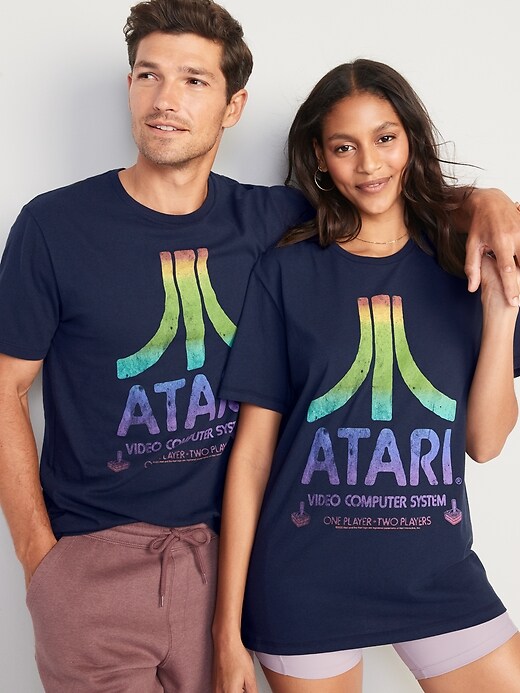 View large product image 2 of 2. Atari® Vintage Gender-Neutral Graphic T-Shirt for Adults