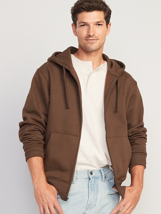 Image number 2 showing, Oversized Gender-Neutral Zip-Front Hoodie for Adults