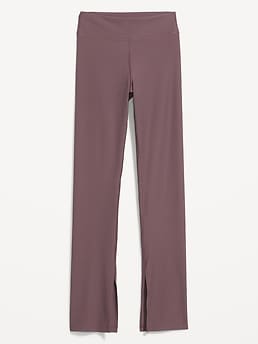 Old Navy Extra High-Waisted PowerSoft Rib-Knit Flare Leggings for Women -  ShopStyle