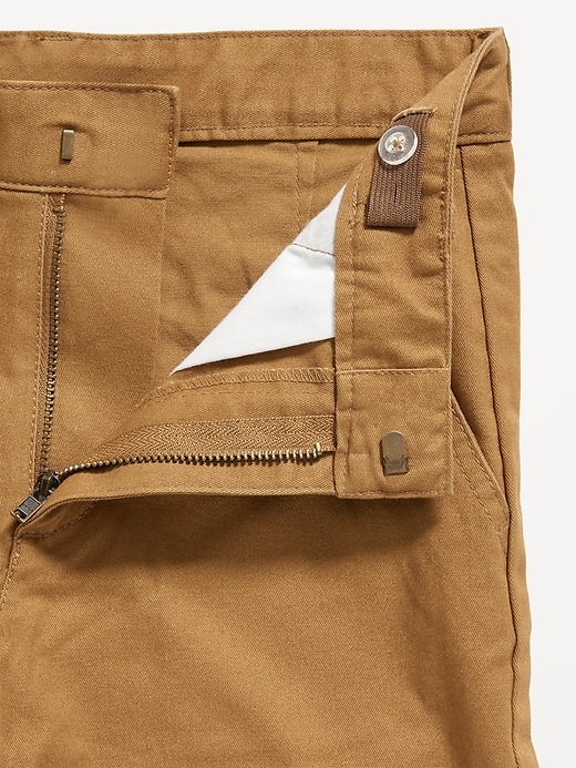 View large product image 2 of 3. Knee Length Straight Twill Shorts for Boys