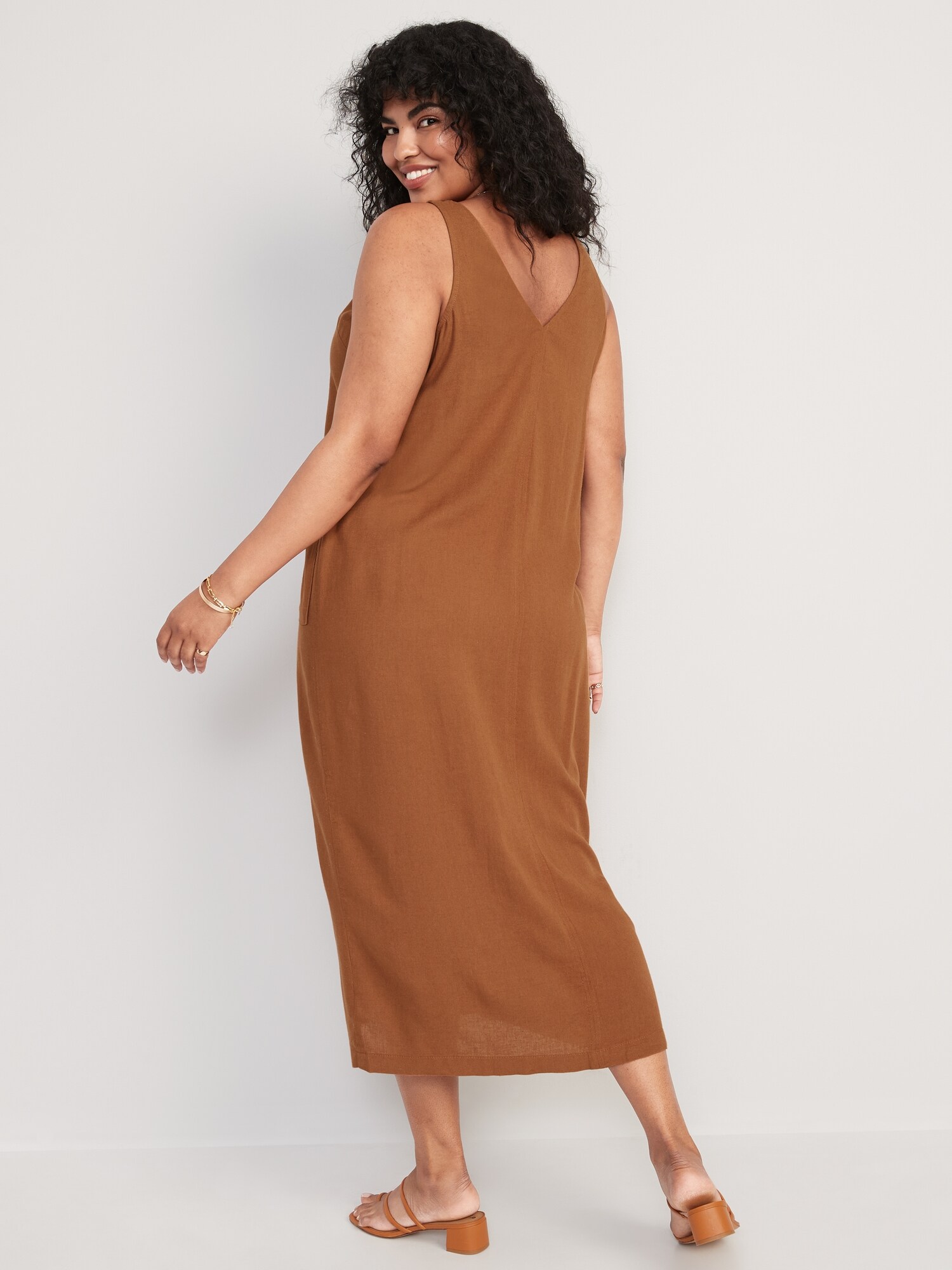 old navy split front maxi dress