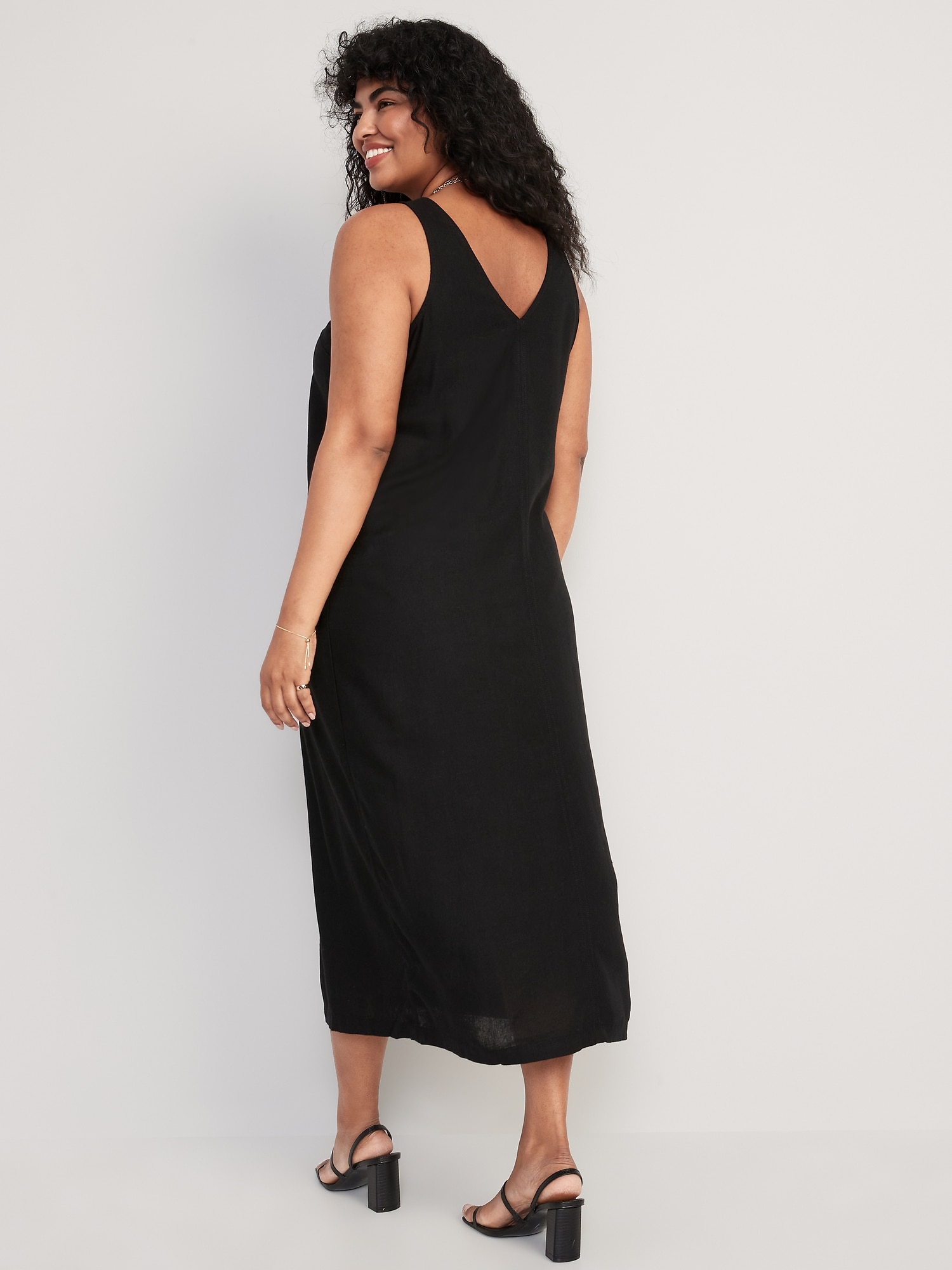 old navy split front maxi dress