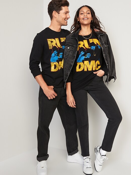 View large product image 2 of 3. Run-DMC™ Gender-Neutral Long-Sleeve T-Shirt for Adults