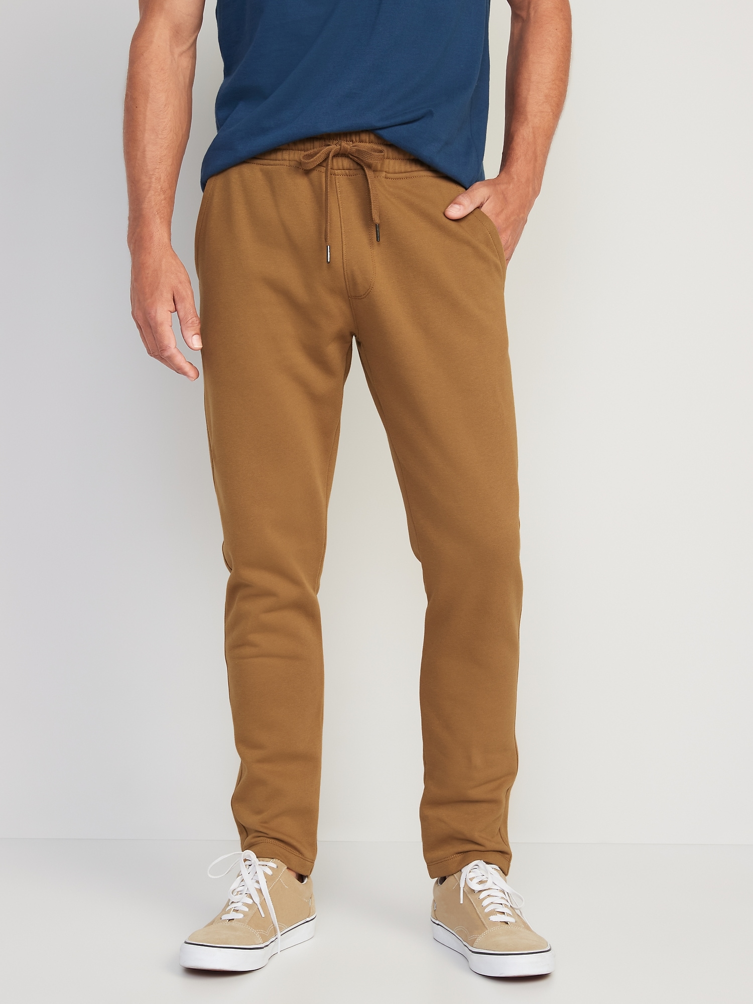 Old Navy Tapered Straight Sweatpants brown. 1