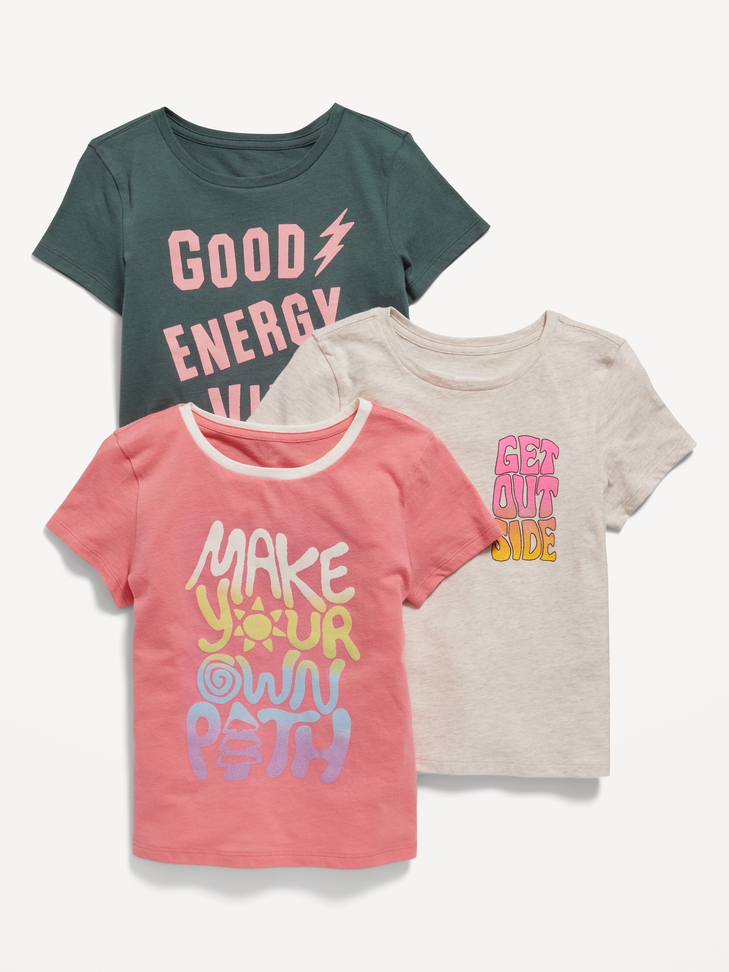 Old Navy Graphic T-Shirt 3-Pack for Girls multi. 1