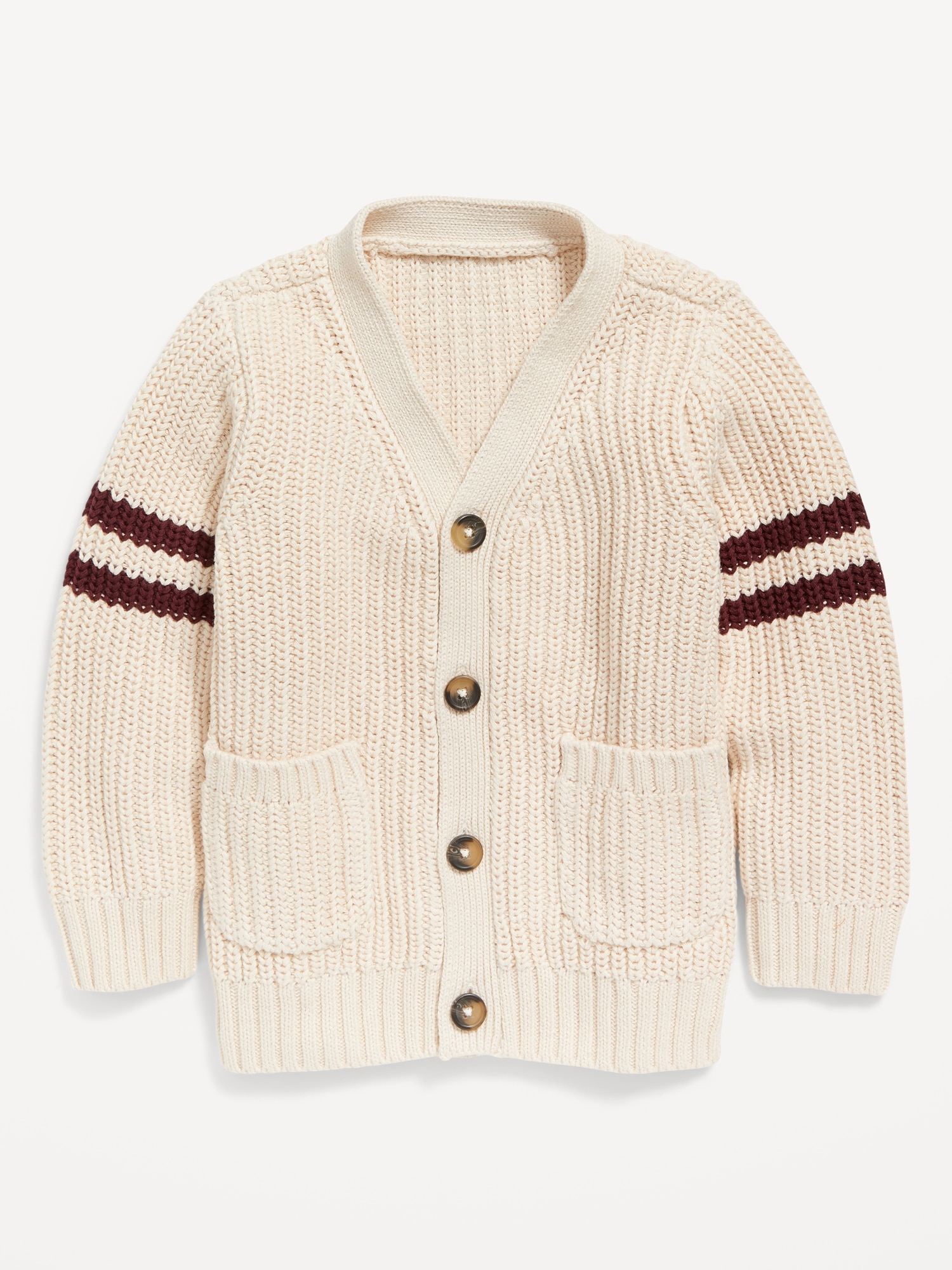 boys cream cardigan