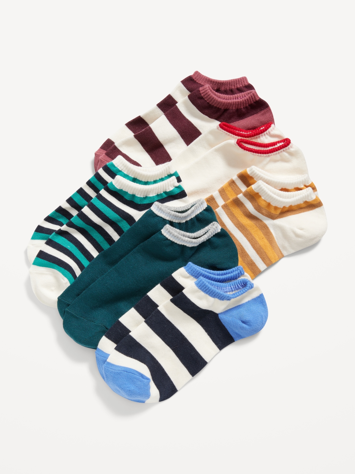 Old Navy Novelty Ankle Socks 6-Pack for Women multi. 1