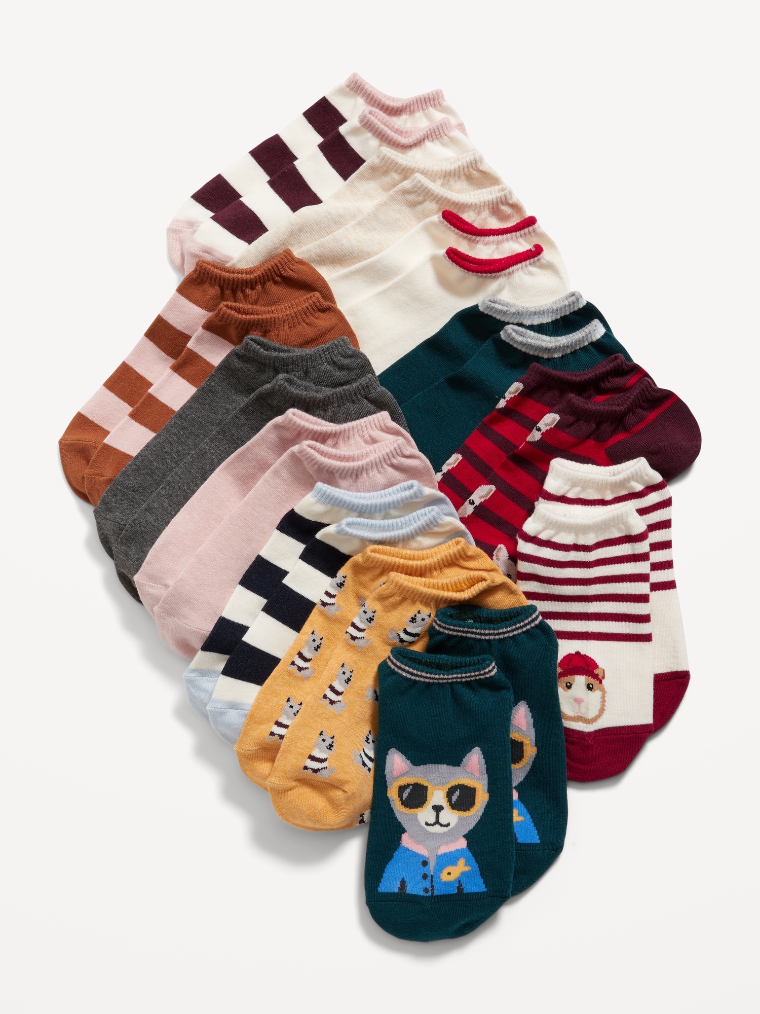 Old Navy Performance Ankle Socks 20-Pack for Women