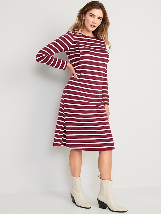 Old Navy Striped Midi Dress