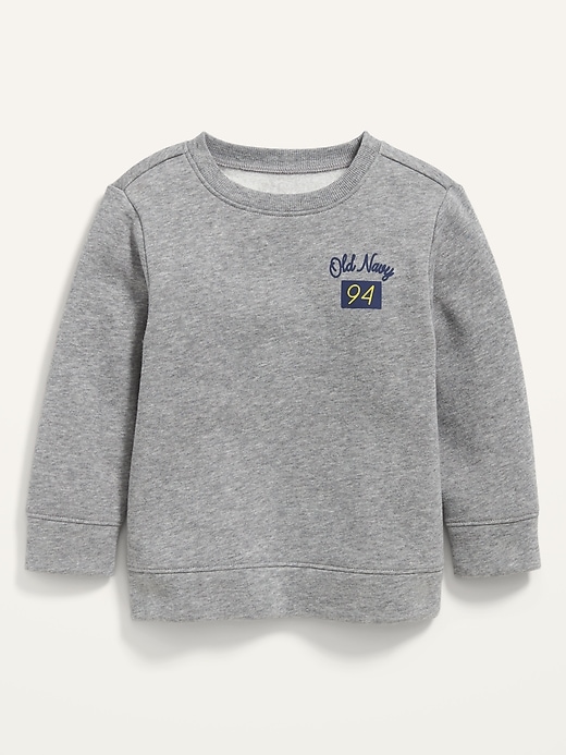 View large product image 1 of 2. Unisex Crew-Neck Sweatshirt for Toddler