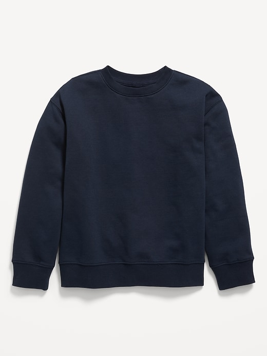 View large product image 2 of 2. Gender-Neutral Crew-Neck Sweatshirt for Kids