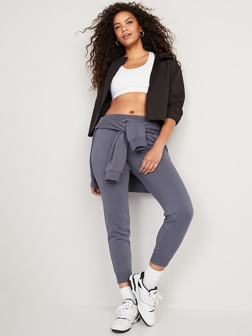 Image number 3 showing, Mid-Rise Vintage Street Jogger Pants for Women