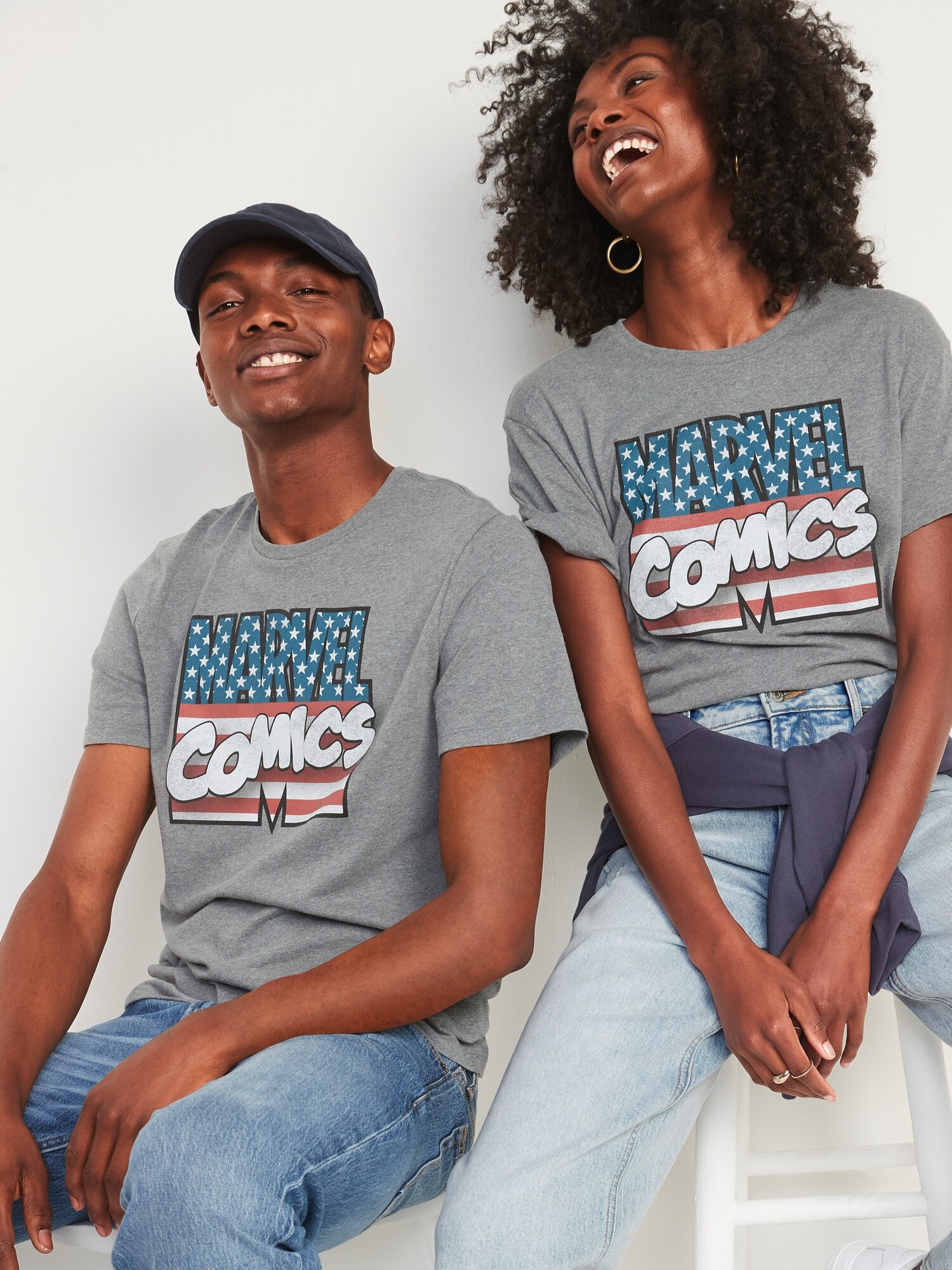 Marvel Comics™ Americana Gender Neutral T Shirt For Adults Old Navy 
