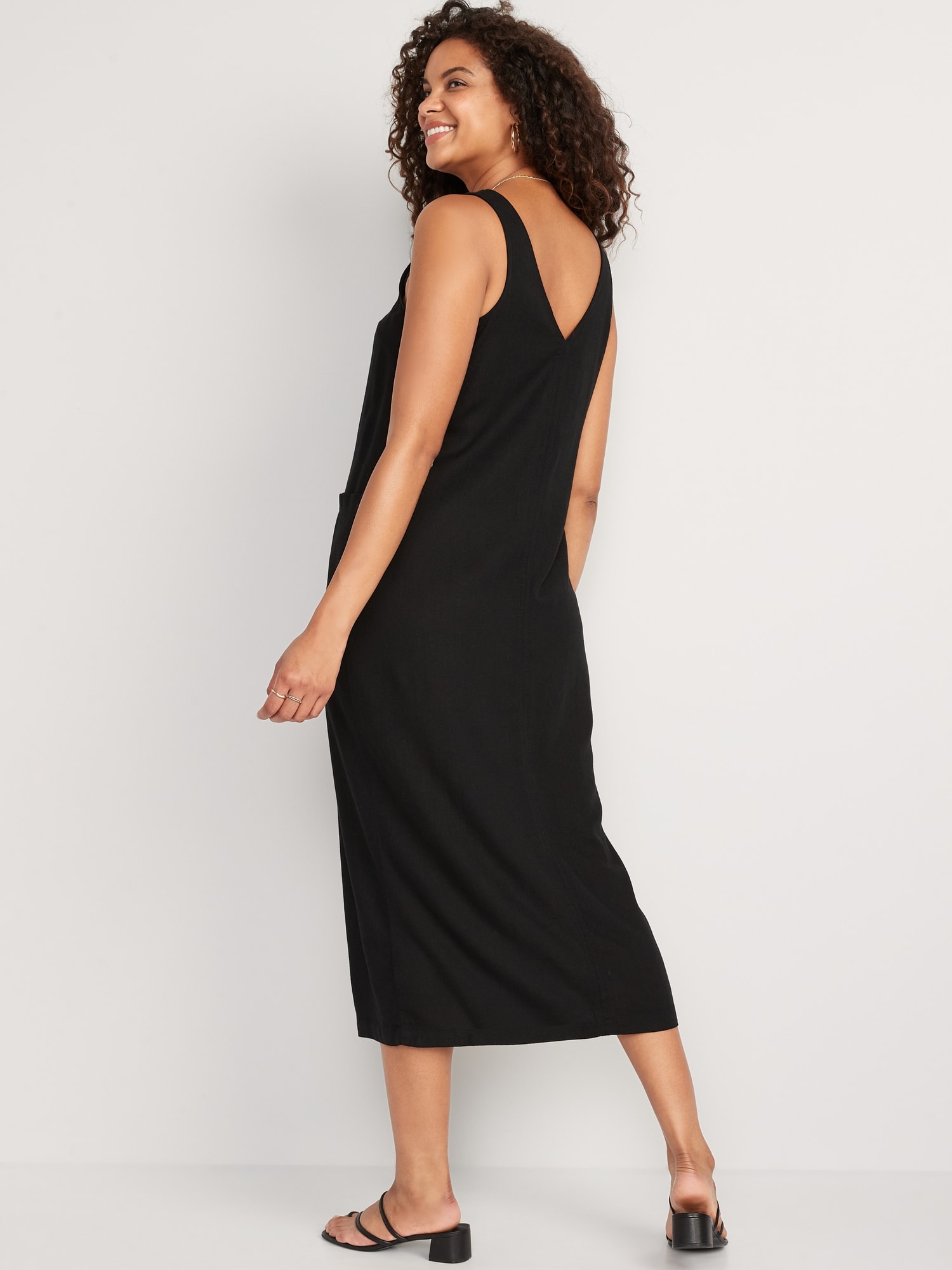 old navy split front maxi dress