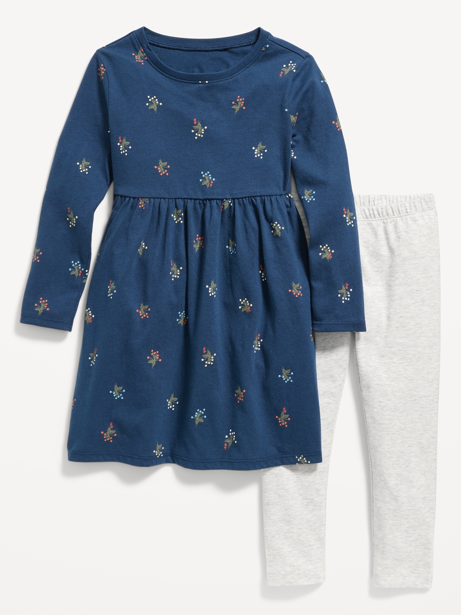 2Pack Tiered Dress and Leggings for Toddler Girls Old Navy