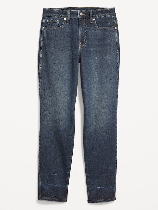Image number 4 showing, High-Waisted O.G. Straight Cotton-Hemp Blend Jeans for Women