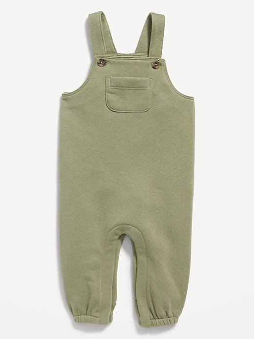 Unisex Sleeveless Button-Strap Overalls for Baby
