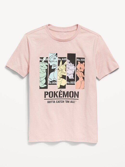 Matching Gender-Neutral Pokémon Graphic T-Shirt for Kids