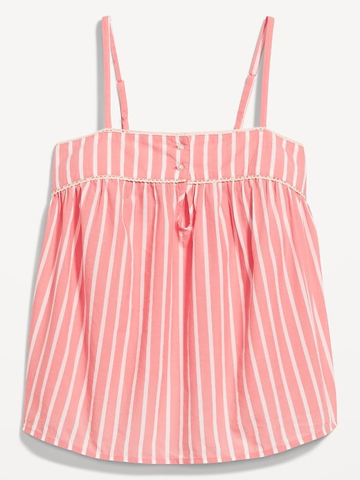 Image number 4 showing, Striped Smocked Pajama Cami Swing Top