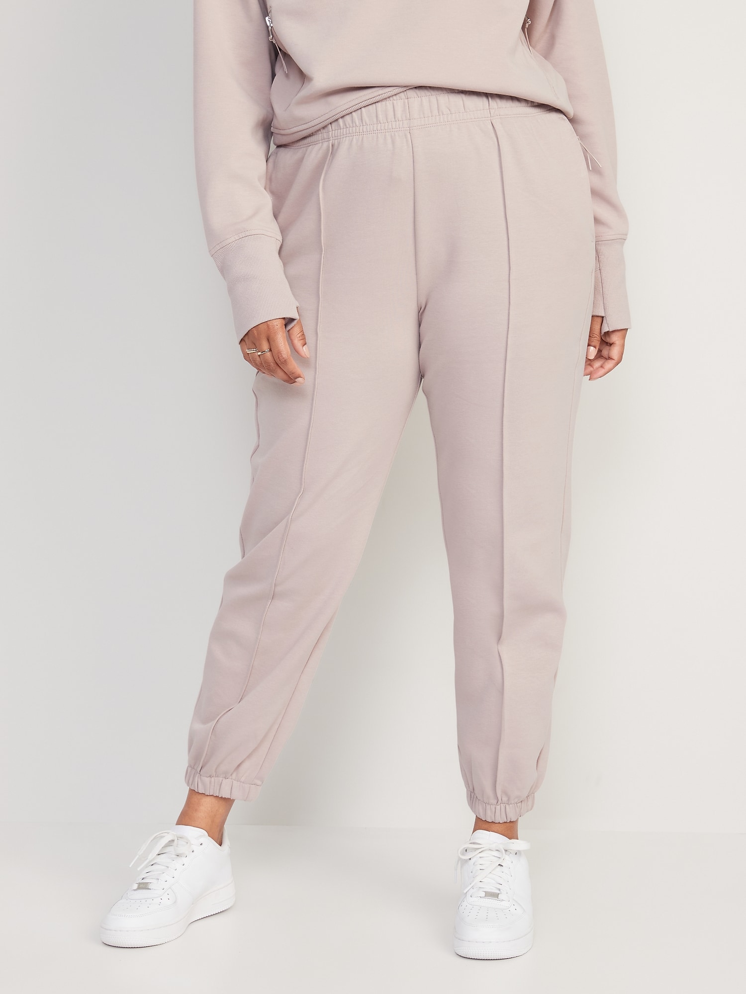 High-Waisted Dynamic Fleece Pintucked Sweatpants | Old Navy