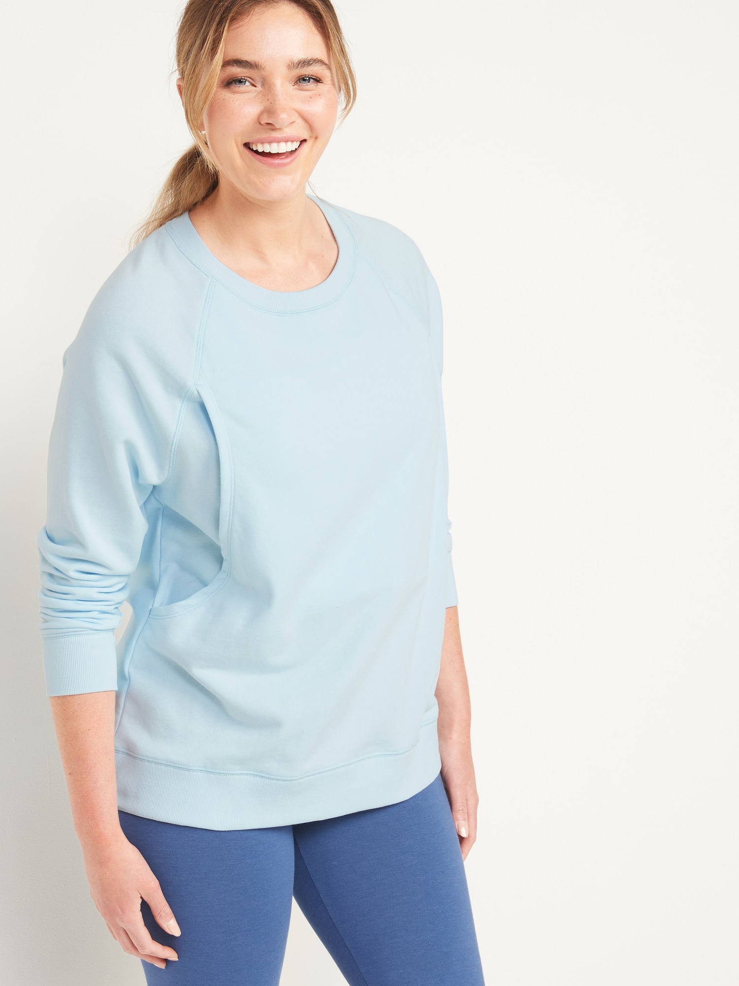 Maternity Vintage Nursing Sweatshirt | Old Navy