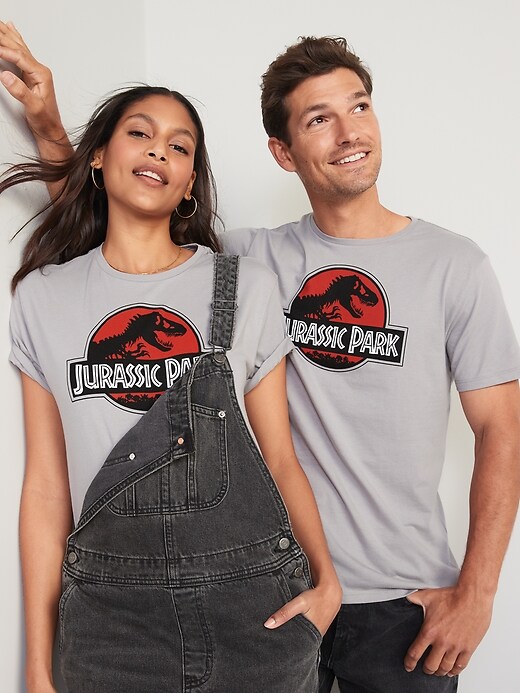 View large product image 2 of 2. Jurassic Park™ Gender-Neutral Graphic T-Shirt for Adults