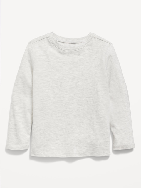 Unisex Long-Sleeve Solid T-Shirt for Toddler