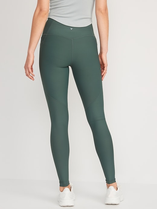 Image number 2 showing, High-Waisted PowerSoft Side-Pocket Leggings for Women