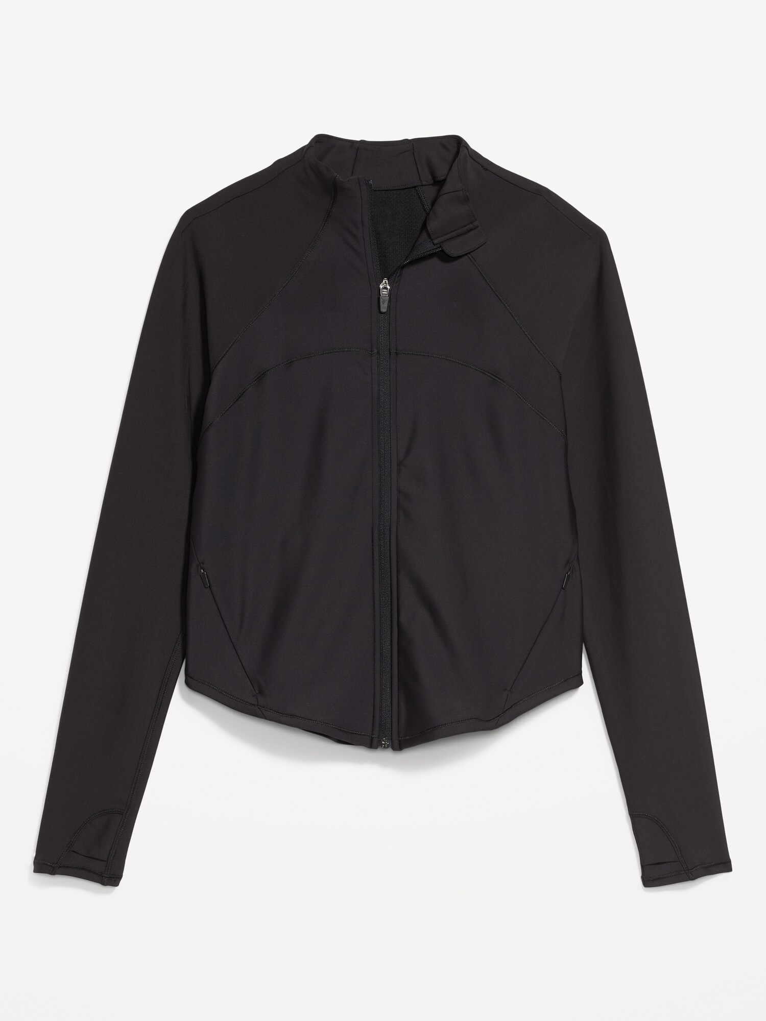 PowerSoft Cropped Full Zip Performance Jacket For Women Old Navy