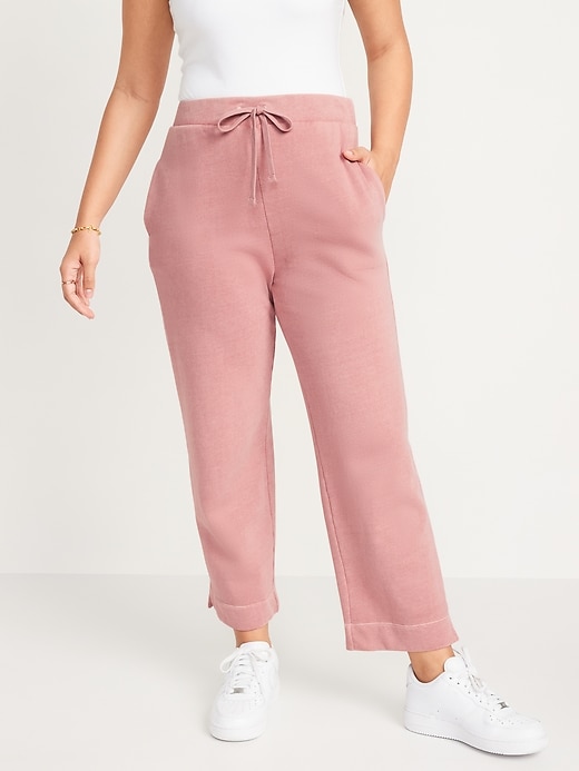 Old Navy Extra High-Waisted Cropped Sweatpants for Women. 1