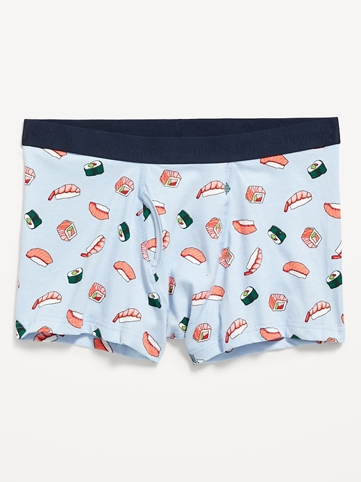 Printed Built-In Flex Underwear Trunks for Men -- 3-inch inseam
