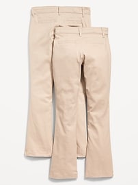 Image number 2 showing, School Uniform Boot-Cut Pants 2-Pack for Girls