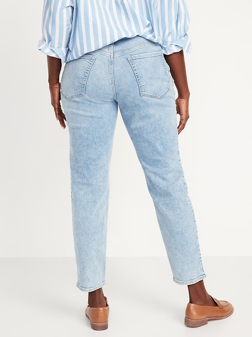 Image number 6 showing, High-Waisted OG Straight Button-Fly Extra-Stretch Jeans
