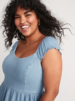 Old navy plus 2024 size denim dresses