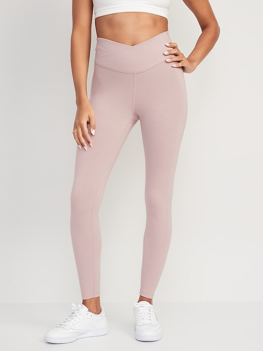 Extra HighWaisted PowerChill Crossover 7/8Length Leggings for Women Old Navy