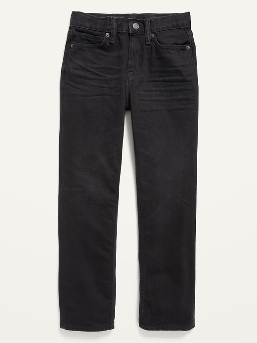Original Loose Black Non-Stretch Jeans for Boys