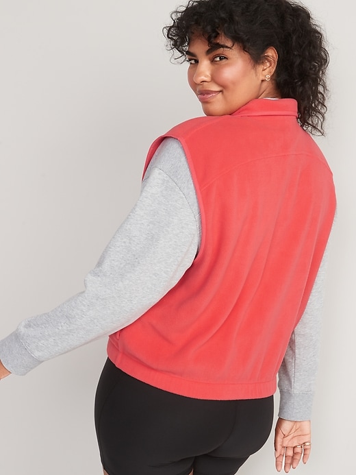 Image number 6 showing, Fleece Zip Vest