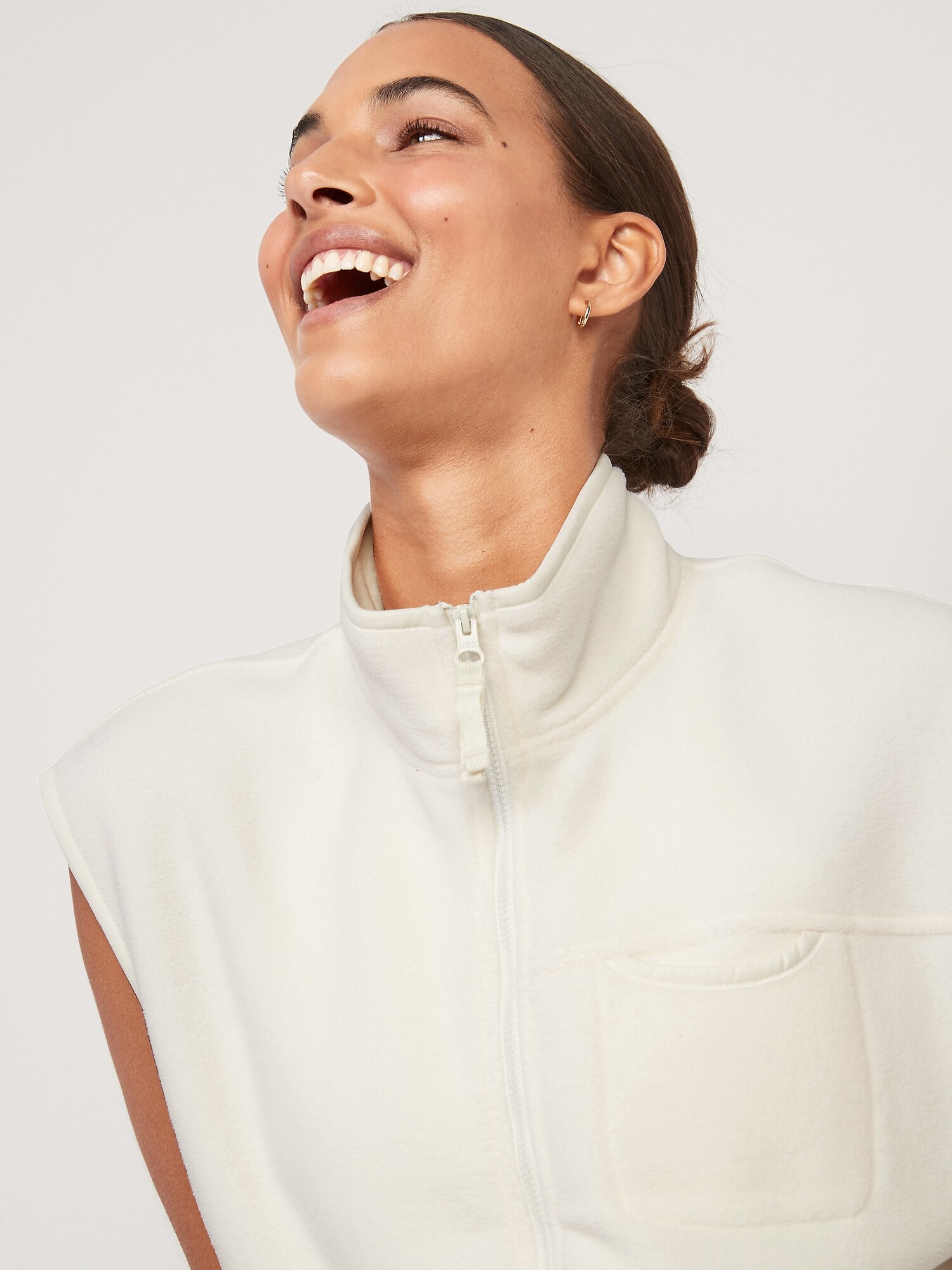 Fleece Zip Vest Old Navy