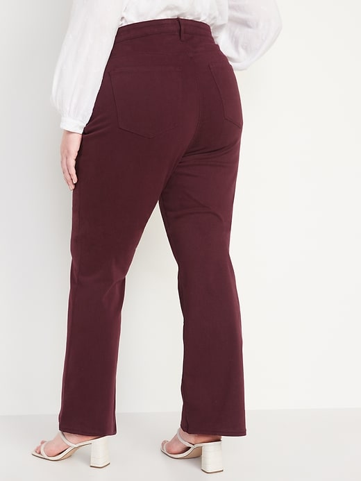 Image number 8 showing, Higher High-Waisted Pop-Color Flare Jeans for Women