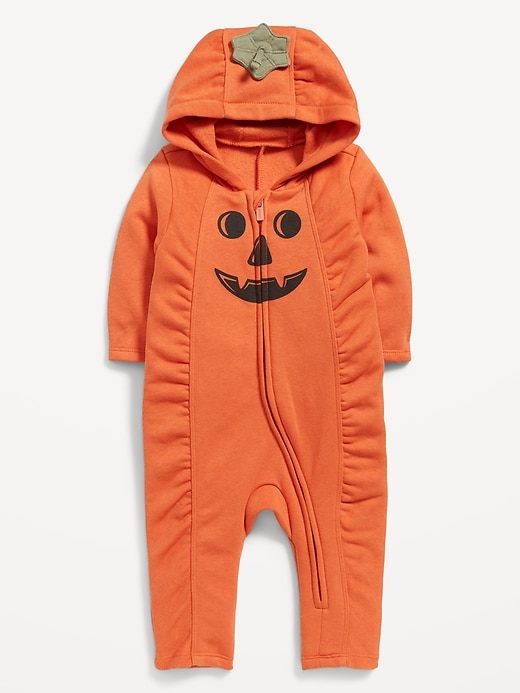 Old Navy Unisex Matching Jack-O'-Lantern One-Piece Costume for Toddler & Baby. 1