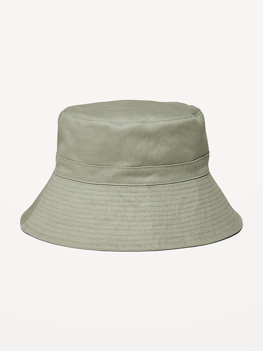 View large product image 1 of 2. Reversible Twill Bucket Hat for Women