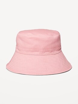 Reversible Twill Bucket Hat for Women 