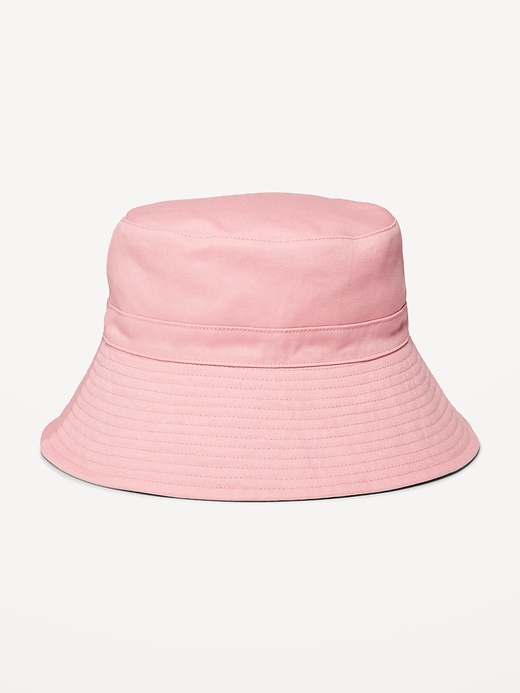 View large product image 2 of 2. Reversible Twill Bucket Hat for Women