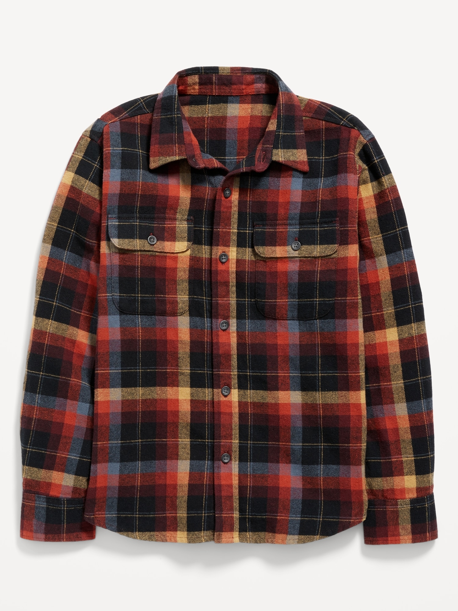 Plaid Flannel Utility Pocket Shirt for Boys | Old Navy