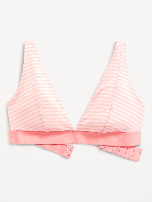 Old Navy Light Support Supima® Cotton-Blend Plunge Bralette Top for Women. 1