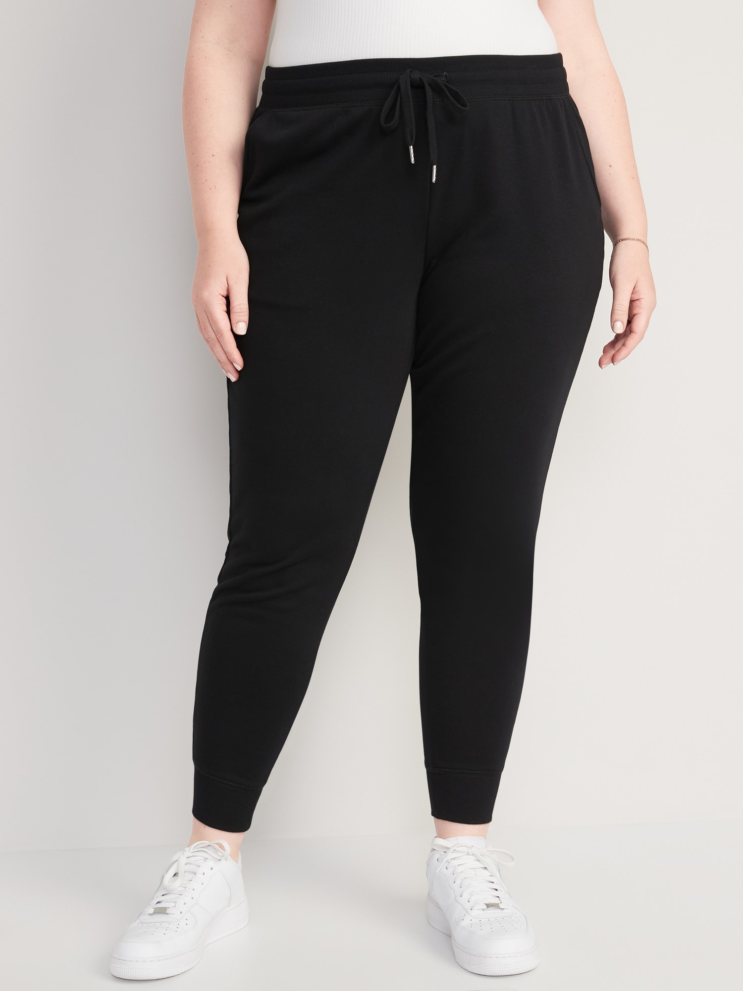 Mid-Rise Vintage Street Joggers for Women